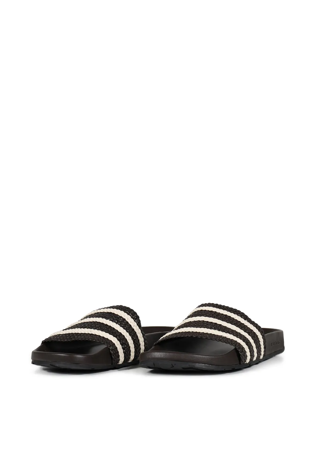 Wb Adilette / Dark Brw/Wnder Wht