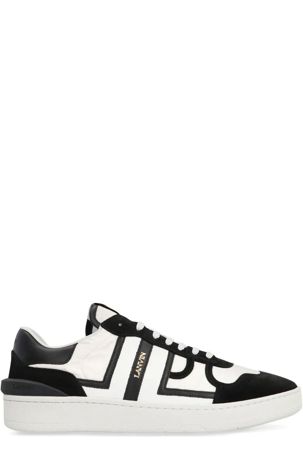 Lanvin Logo Printed Lace-Up Sneakers