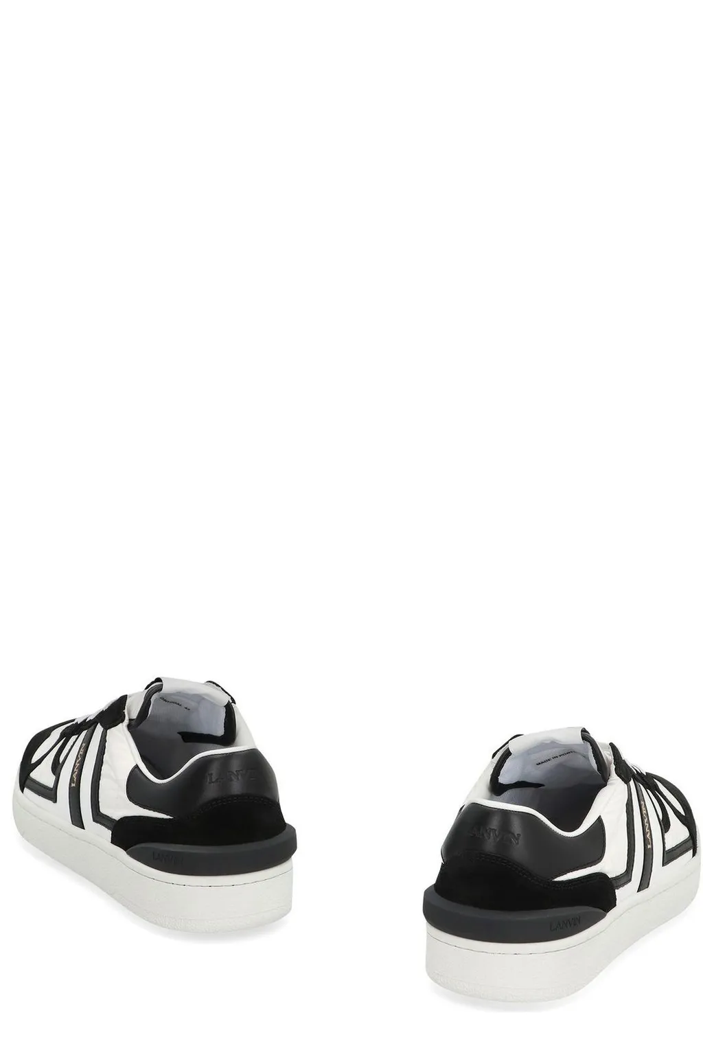 Lanvin Logo Printed Lace-Up Sneakers