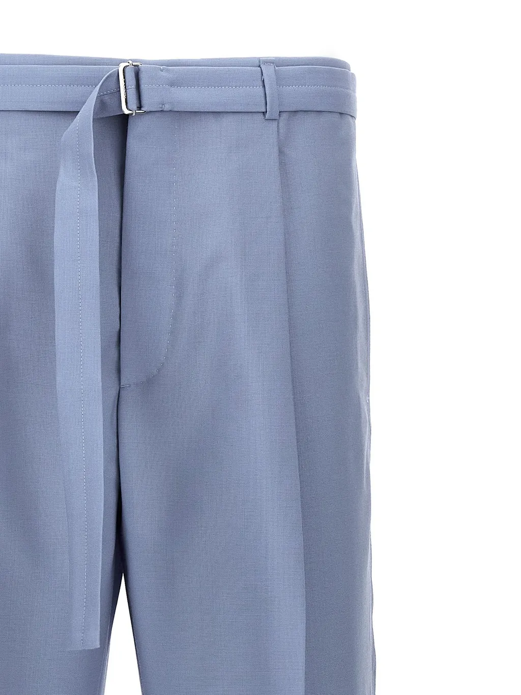 Lanvin Wide-Leg Suit Trousers