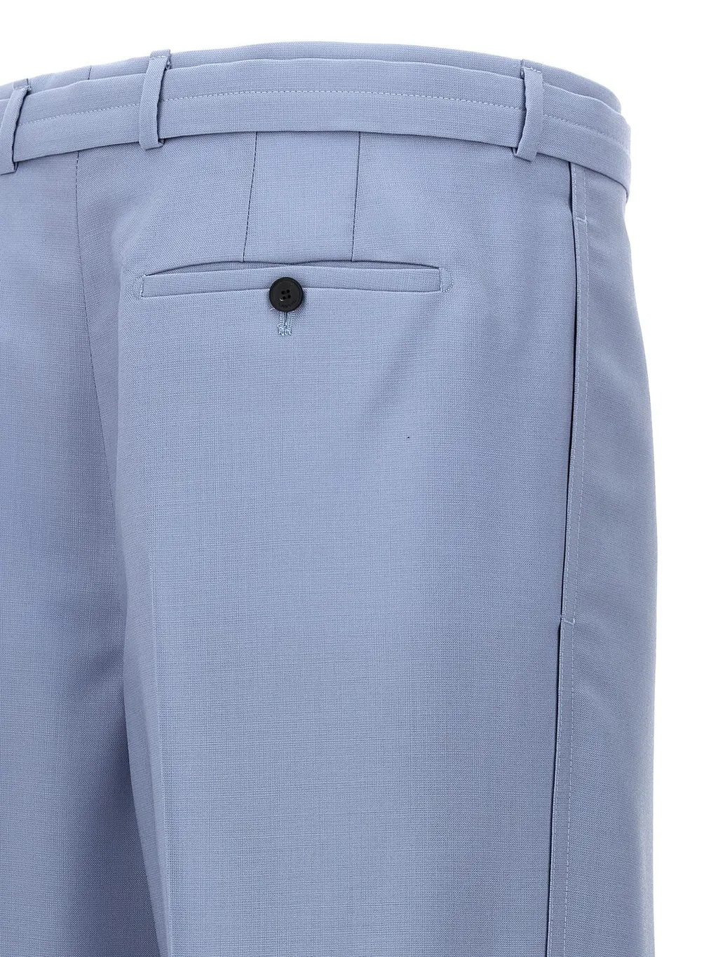 Lanvin Wide-Leg Suit Trousers