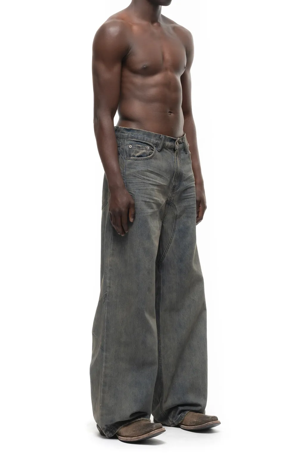 Basic Used Denim / Black