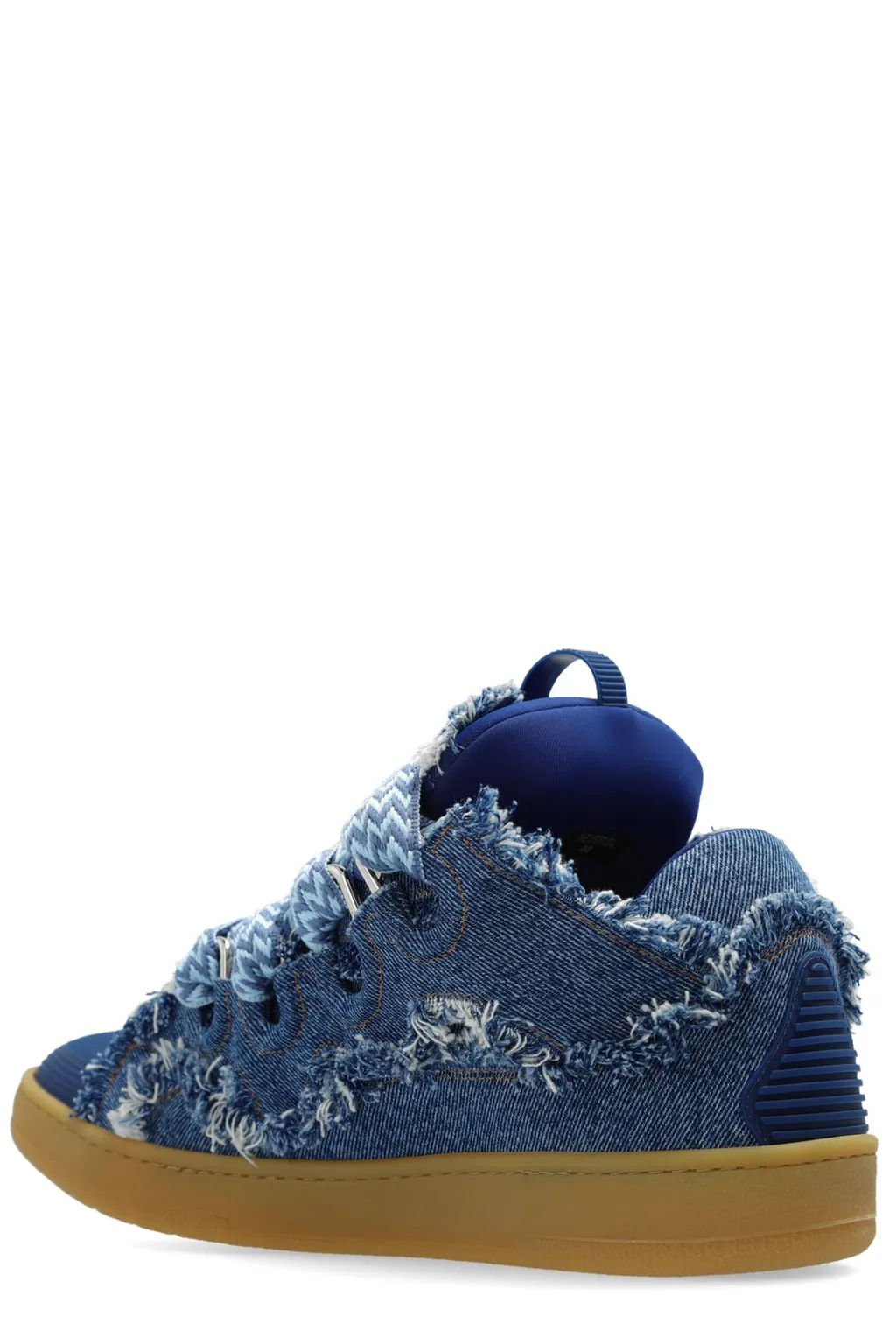 Lanvin Leather Curb Sneakers