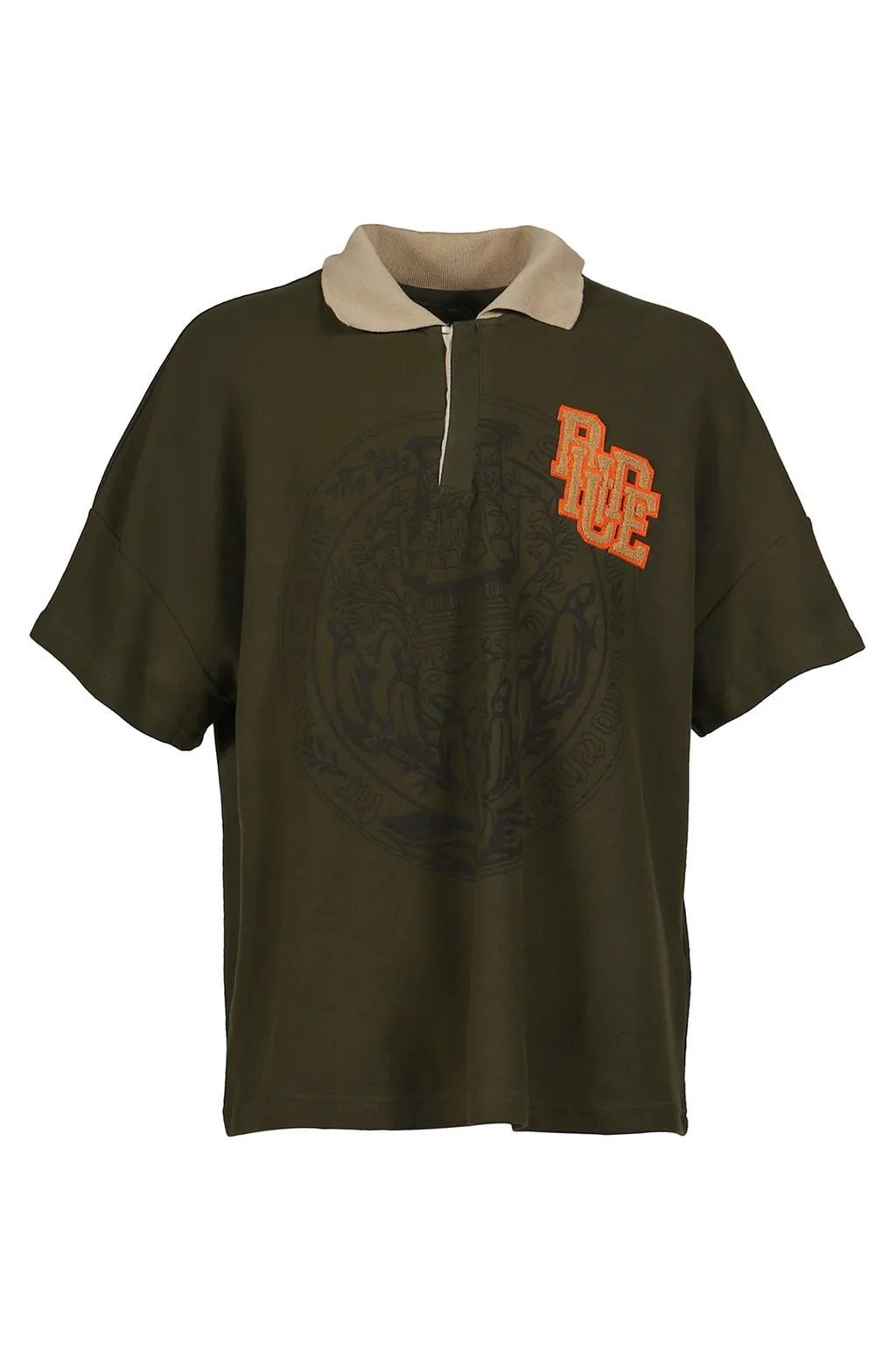 Scramble Logo Stamp Polo / Grn