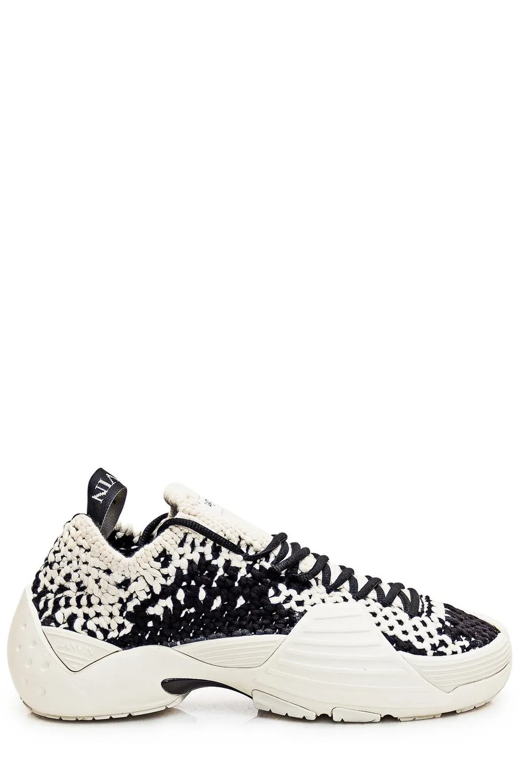 Lanvin Flash Knit Lace-Up Sneakers