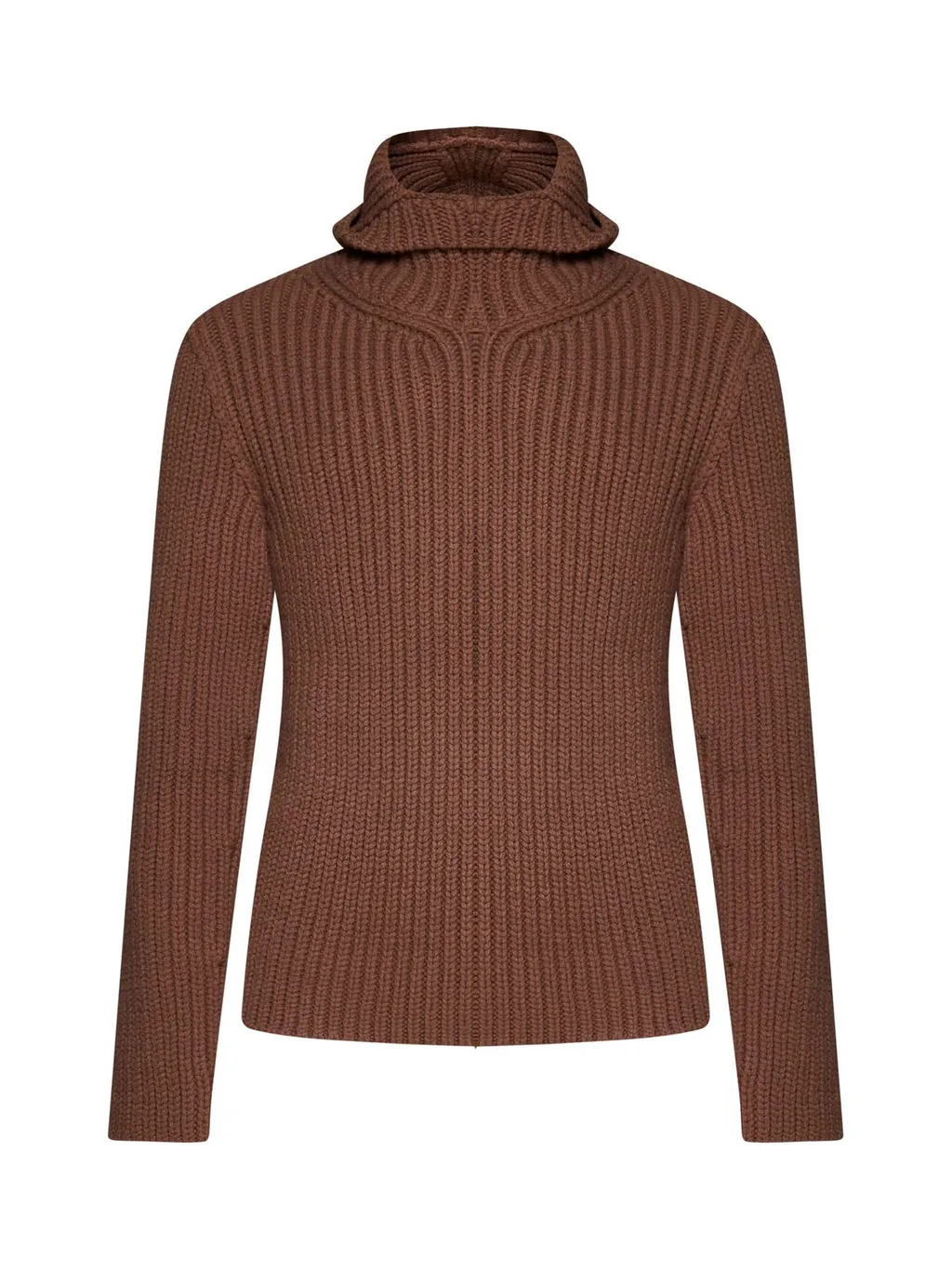 Lanvin Long Sleeved Hooded Knitted Jumper