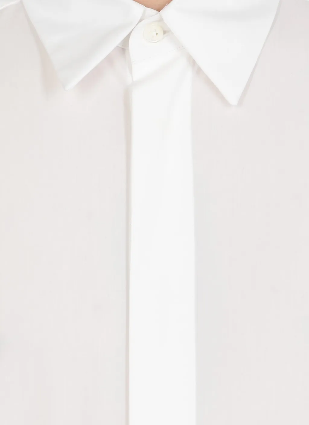 Lanvin Curved Hem Long-Sleeved Shirt