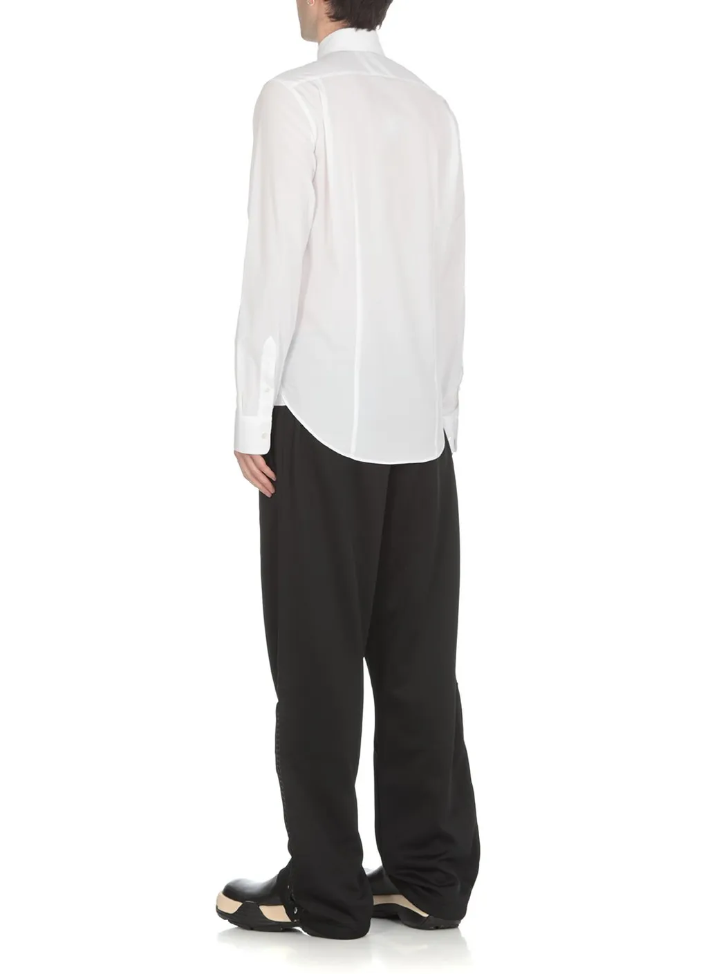 Lanvin Curved Hem Long-Sleeved Shirt