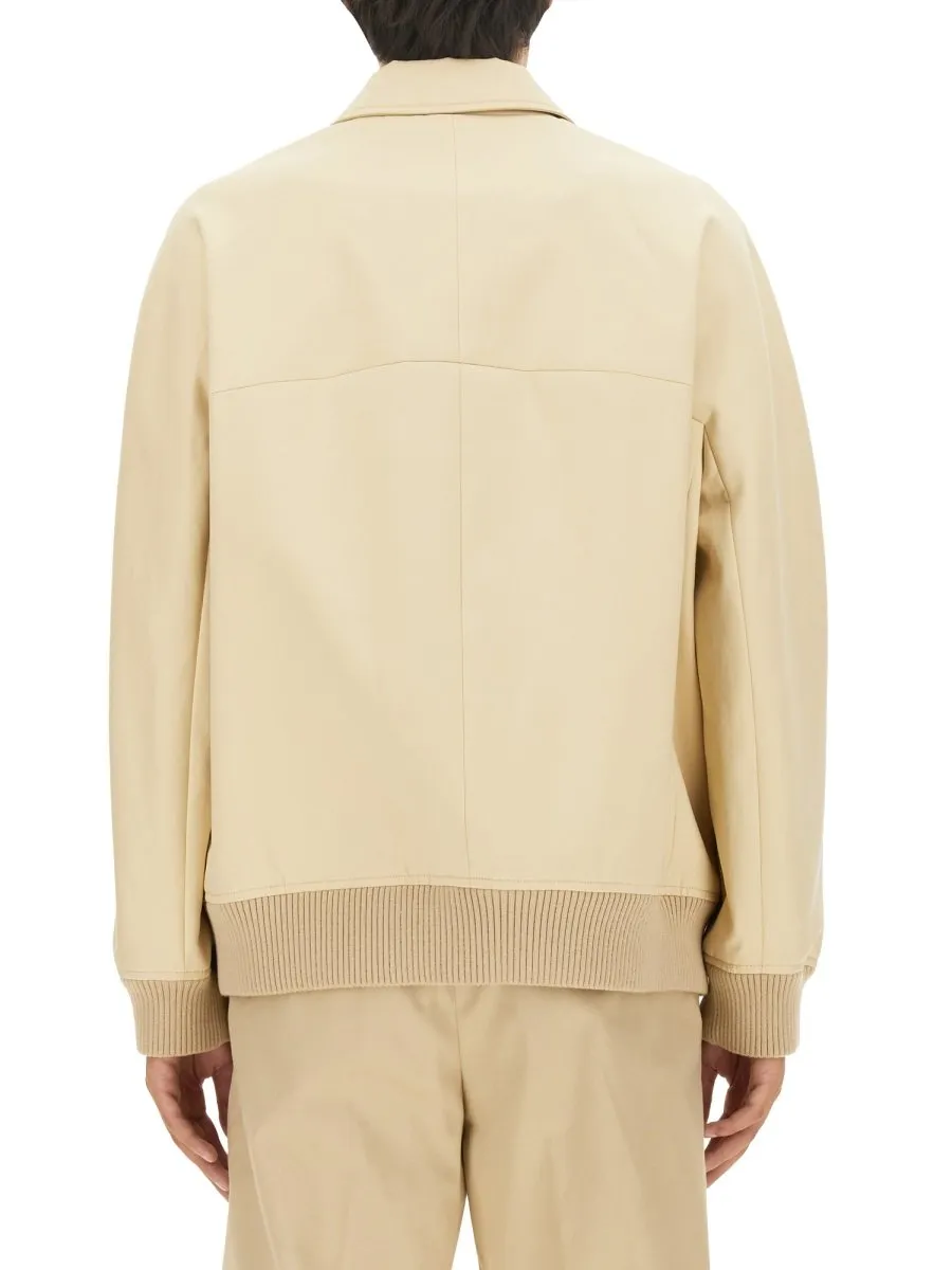 Lanvin Buttoned Long-Sleeved Bomber Jacket