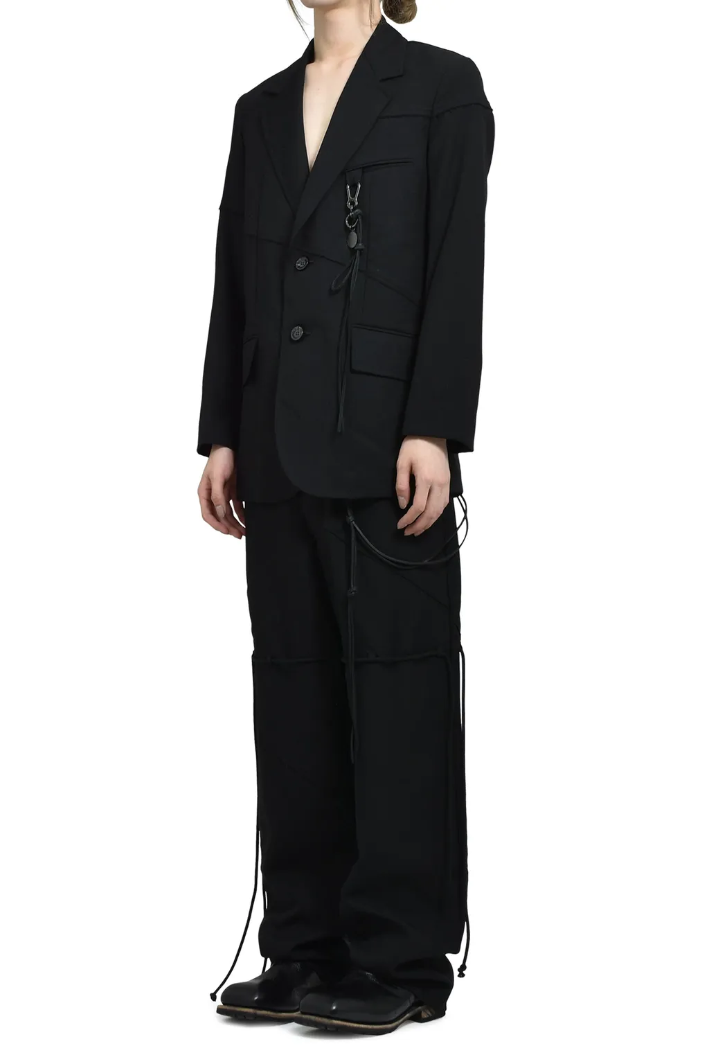 Oversized Blazer / Blk Slash