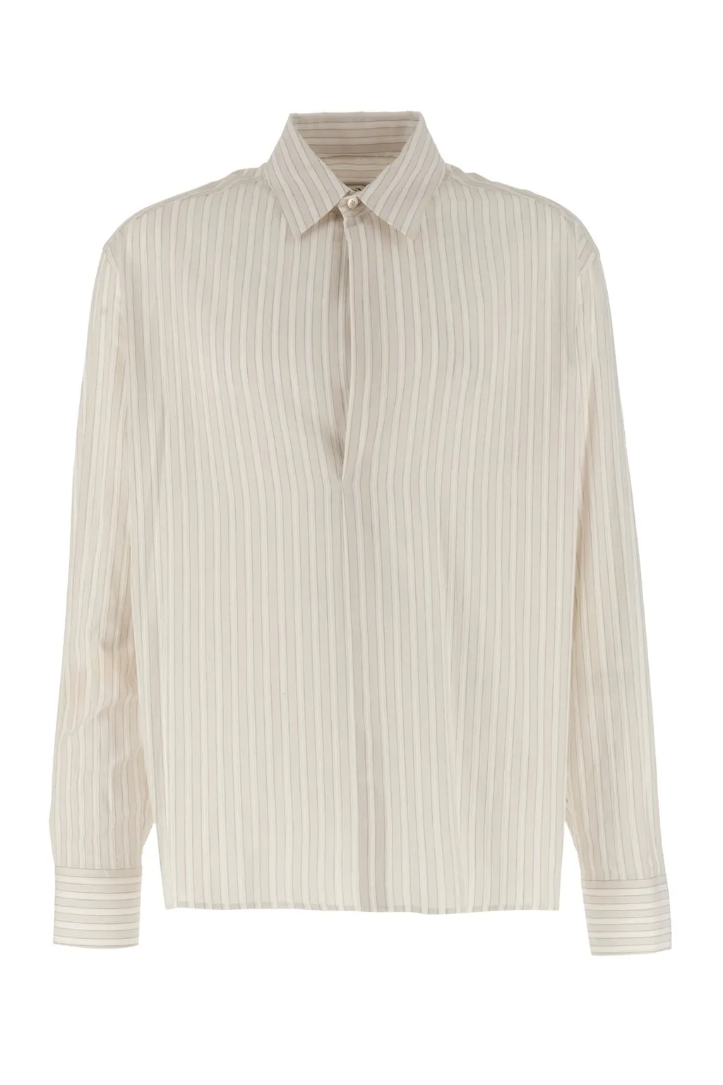 Lanvin Striped Long-Sleeved Shirt