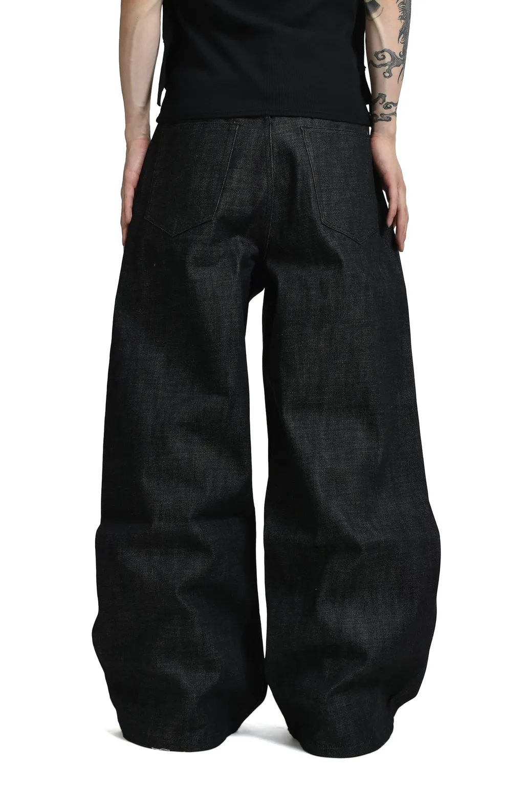 Raw Denim Japanese Ultra Loose Fit / Blk