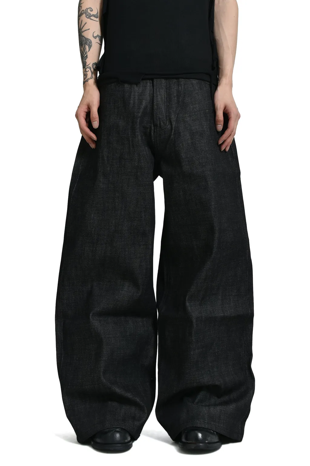 Raw Denim Japanese Ultra Loose Fit / Blk