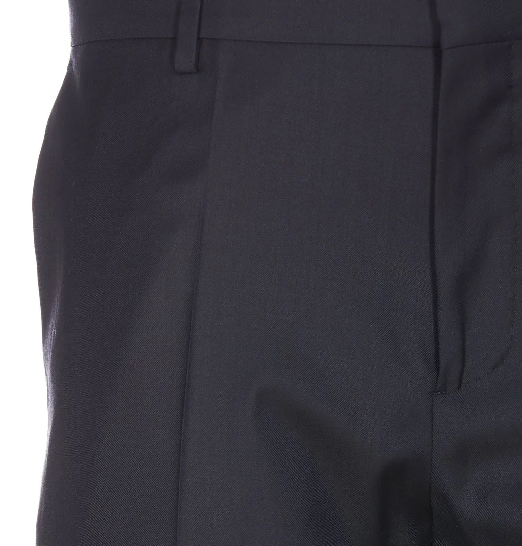 Lanvin High Waist Straight Leg Trousers