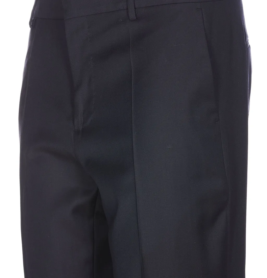 Lanvin High Waist Straight Leg Trousers