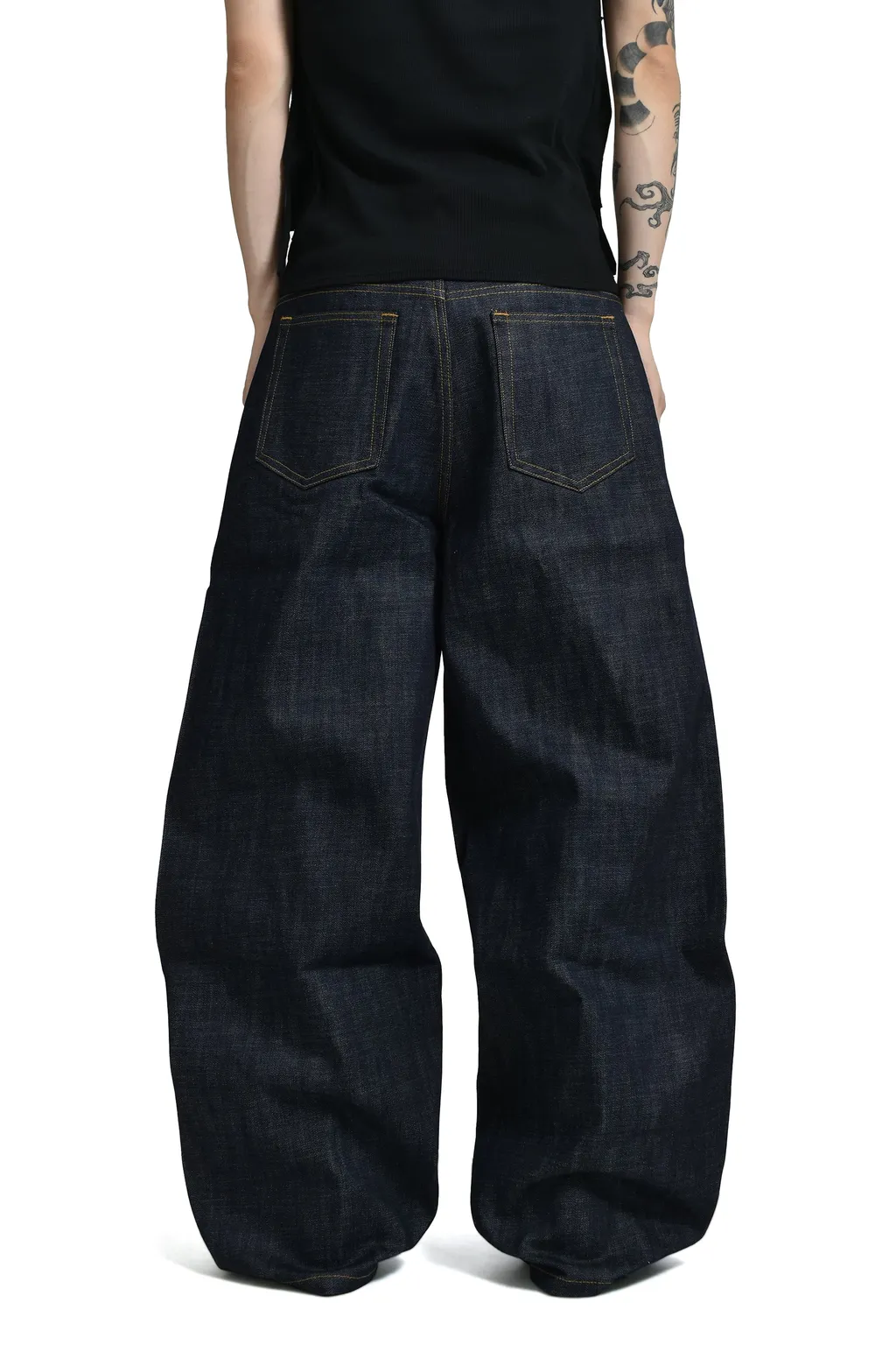Raw Denim Japanese Ultra Loose Fit / Blu