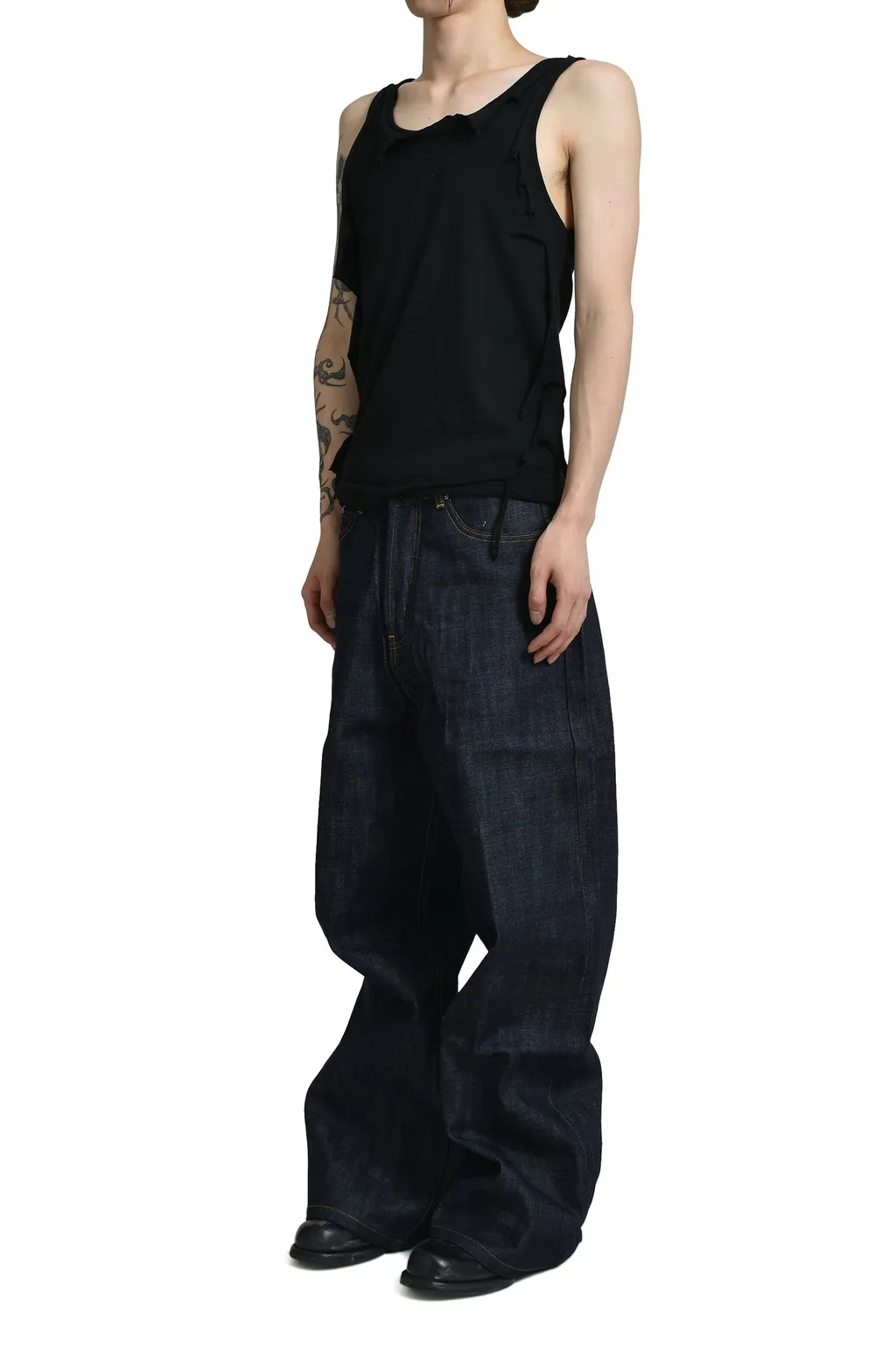 Raw Denim Japanese Ultra Loose Fit / Blu