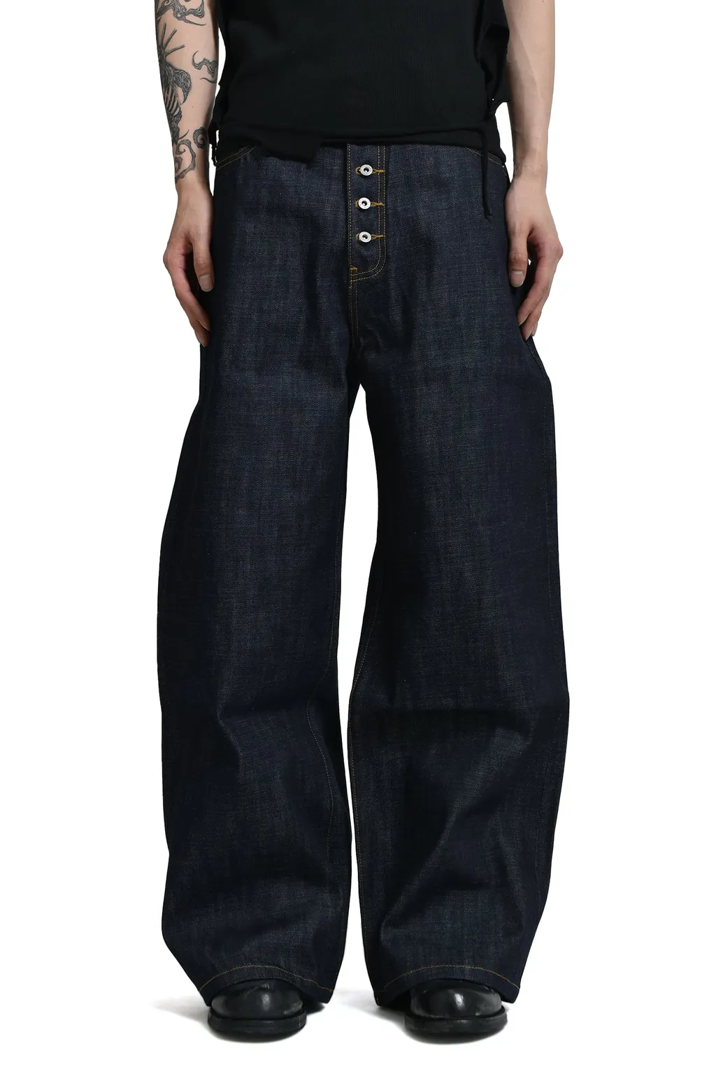 Raw Denim Japanese Loose Fit / Blu