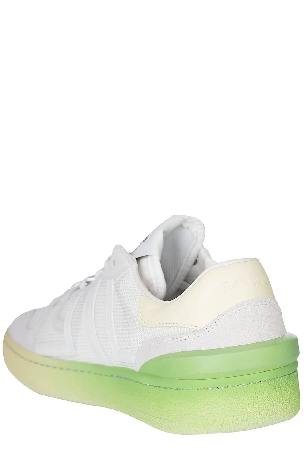 Lanvin Round Toe Lace-Up Sneakers