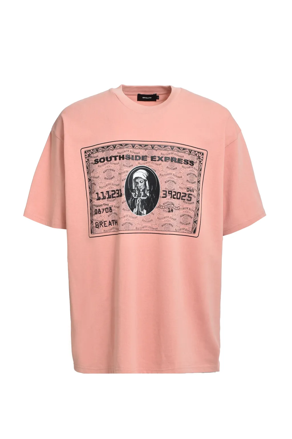 Black Card Tee / L.Pink