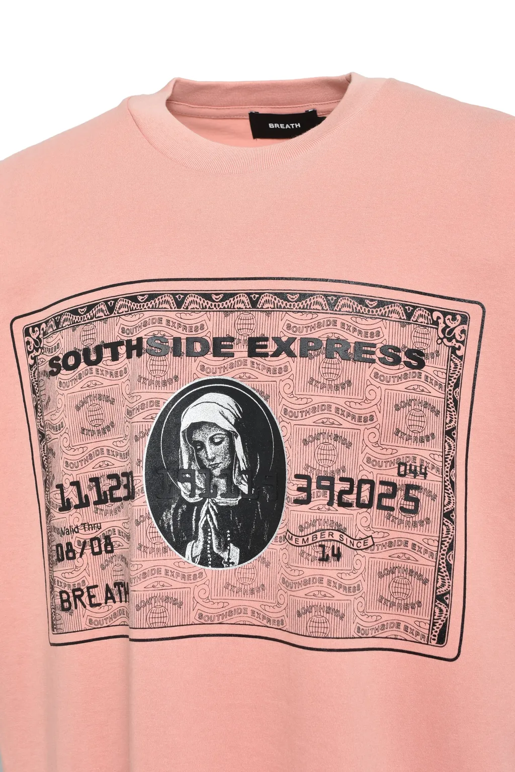 Black Card Tee / L.Pink