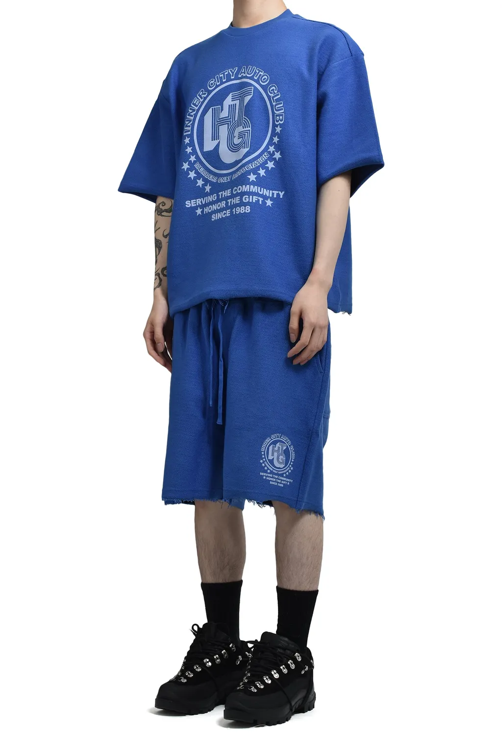 Association Herringbone Crew / Blu
