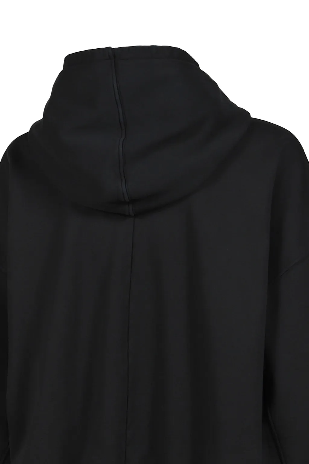 Short Hoodie Zip Up W/Elastic / Blk