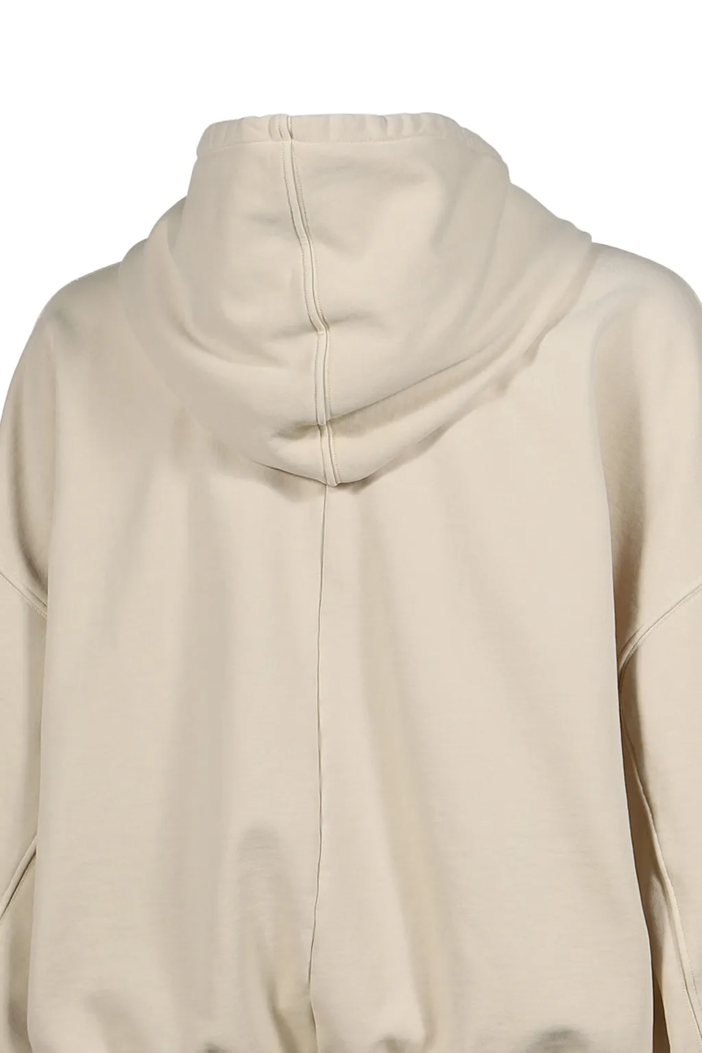 Short Hoodie Zip Up W/Elastic / Kha