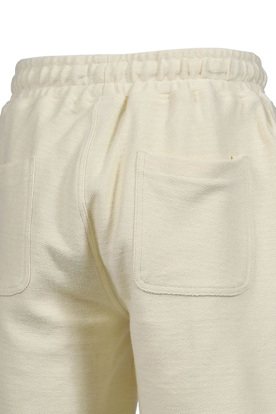 Race Herringbone Short / Wht