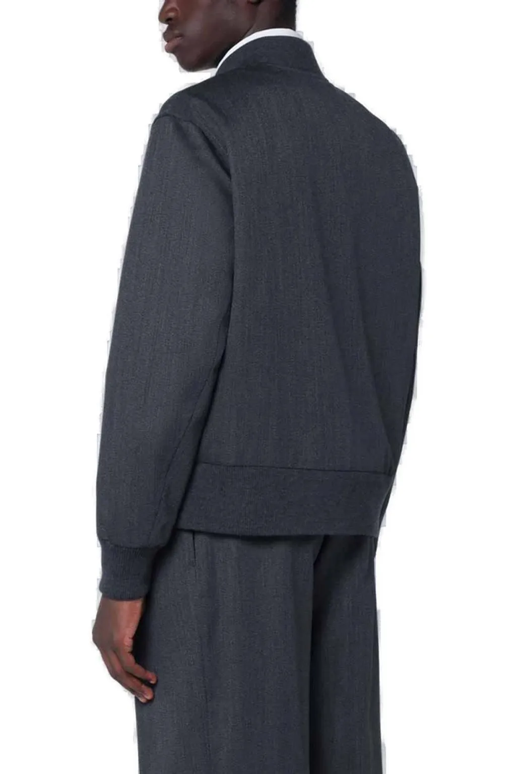 Lardini Zipped Twill Jacket