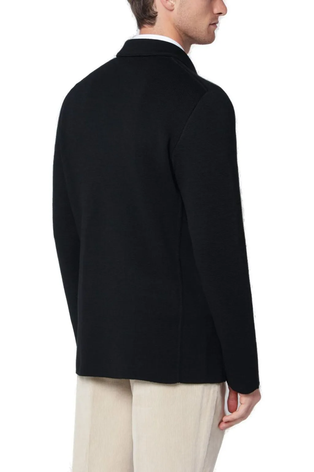 Lardini Double-Breasted Tone-On-Tone Blazer