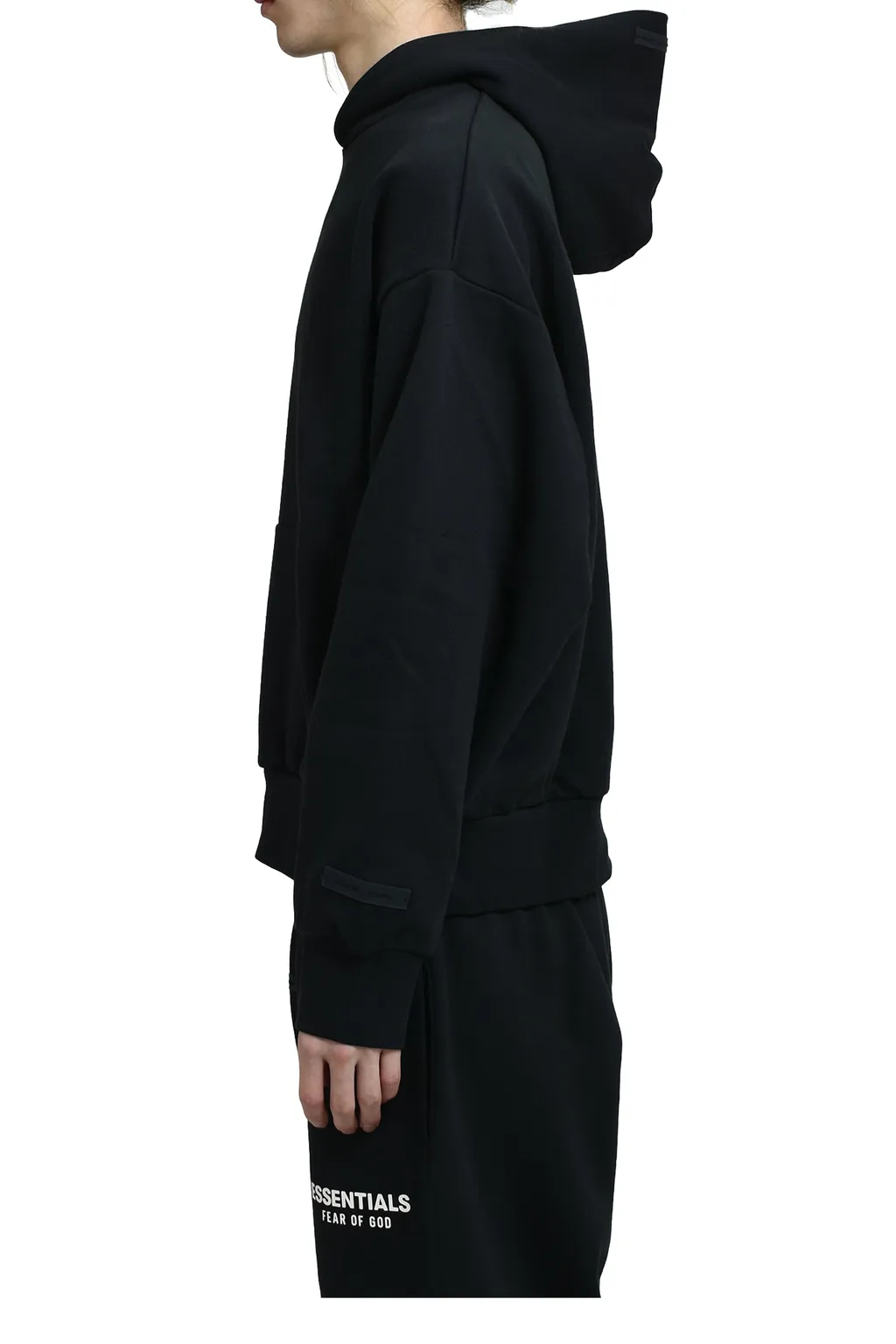 Classic Fit Fleece Hoodie / Jet Blk