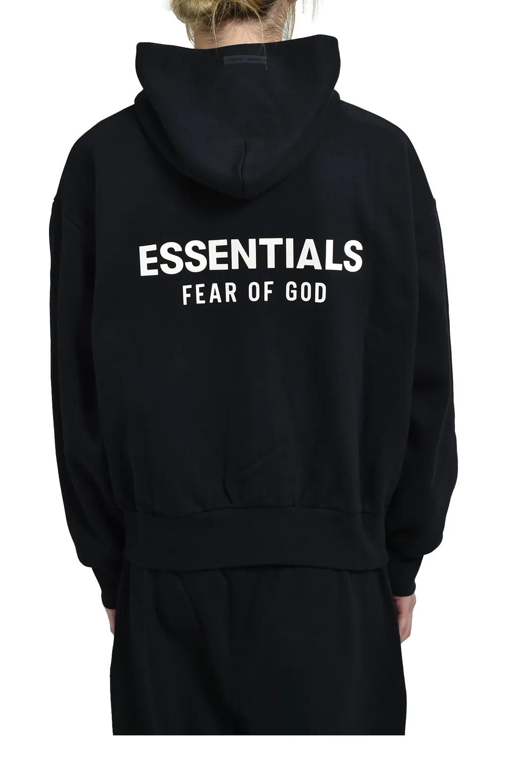 Classic Fit Fleece Zip Up Hoodie / Jet Blk