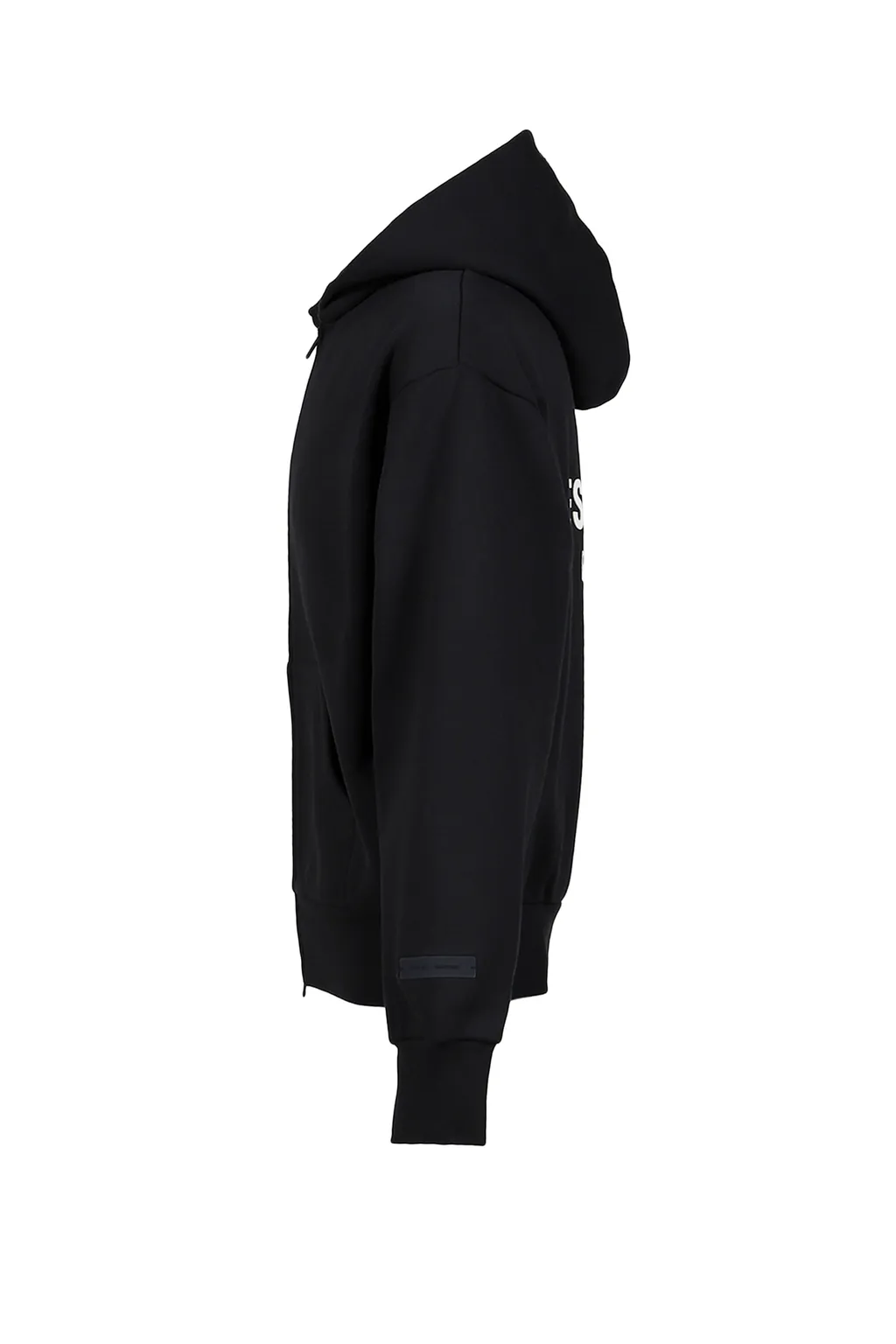 Classic Fit Fleece Zip Up Hoodie / Jet Blk