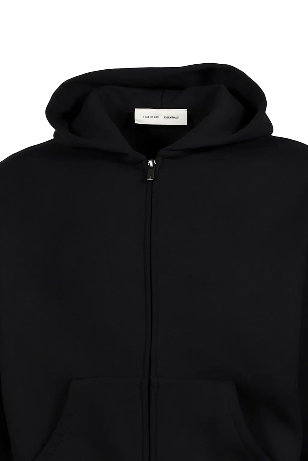 Classic Fit Fleece Zip Up Hoodie / Jet Blk