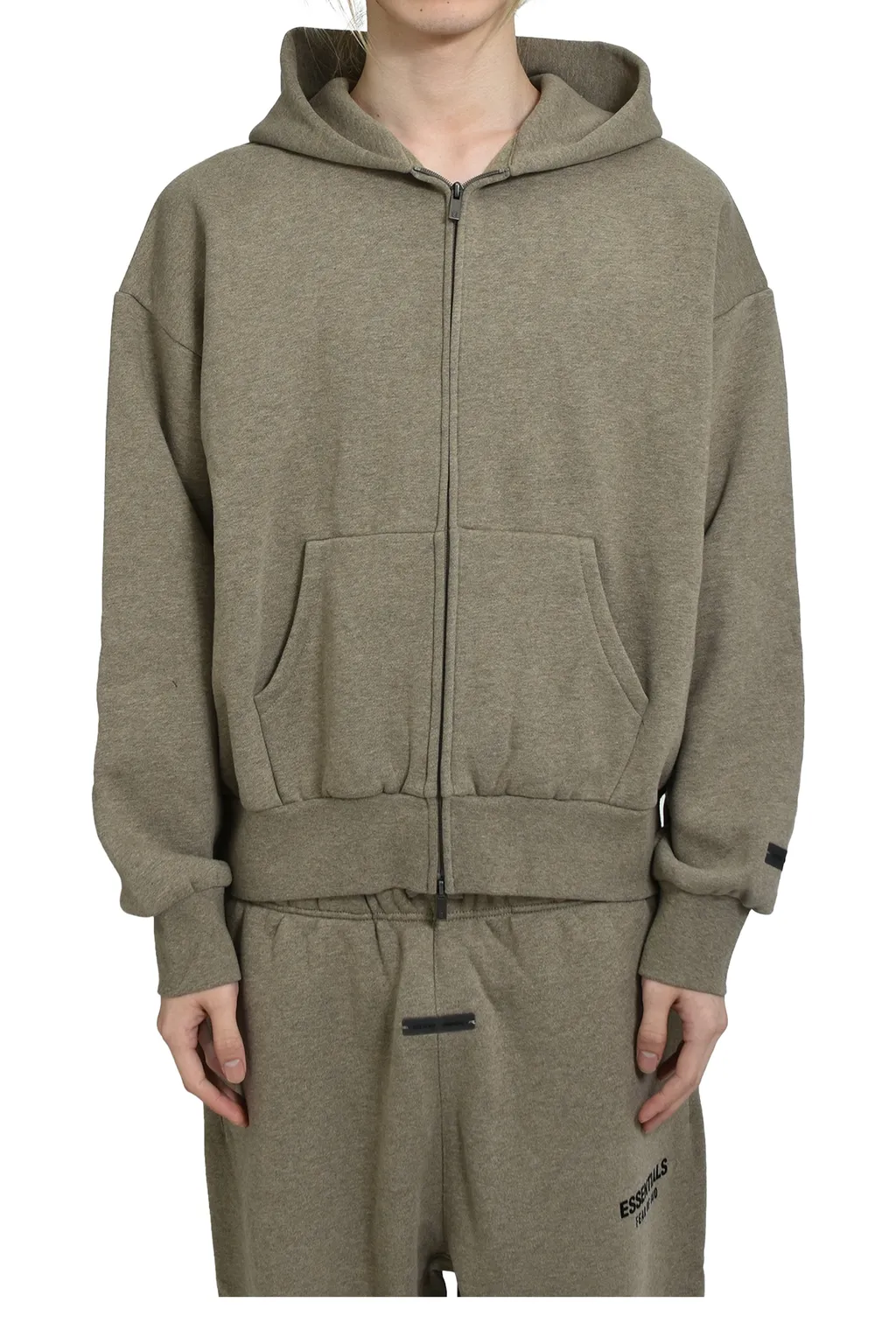 Classic Fit Fleece Zip Up Hoodie / Homestead Heather