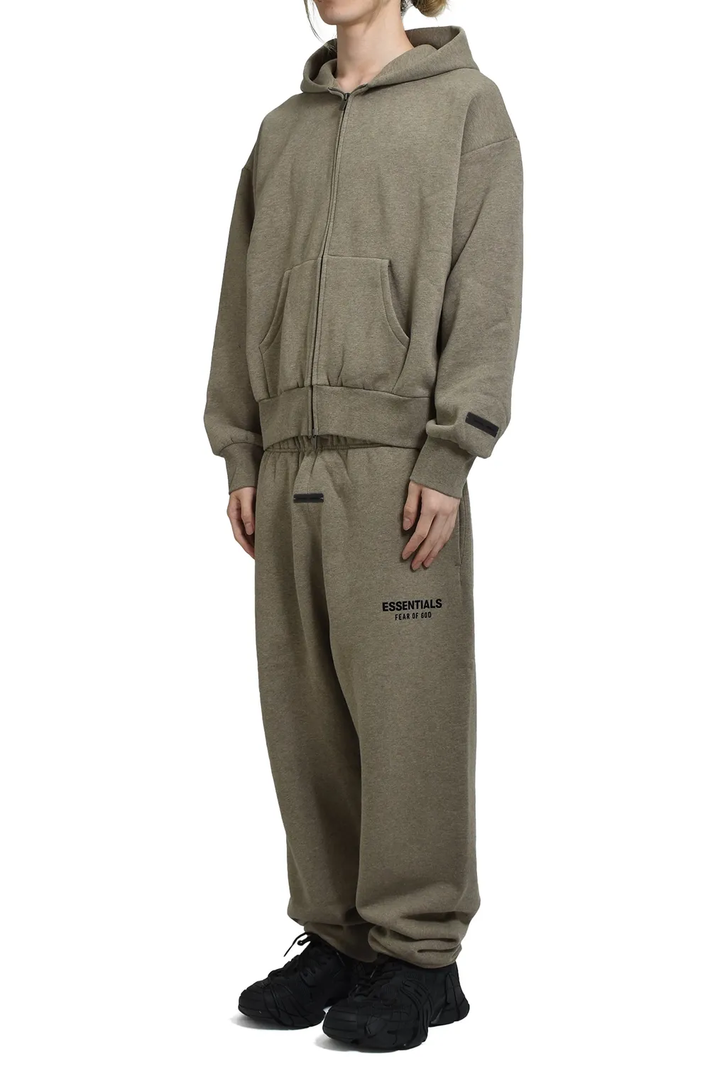 Classic Fit Fleece Zip Up Hoodie / Homestead Heather