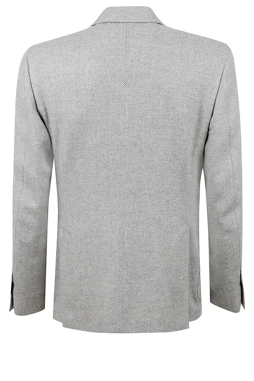 Lardini Herringbone Single-Breasted Blazer