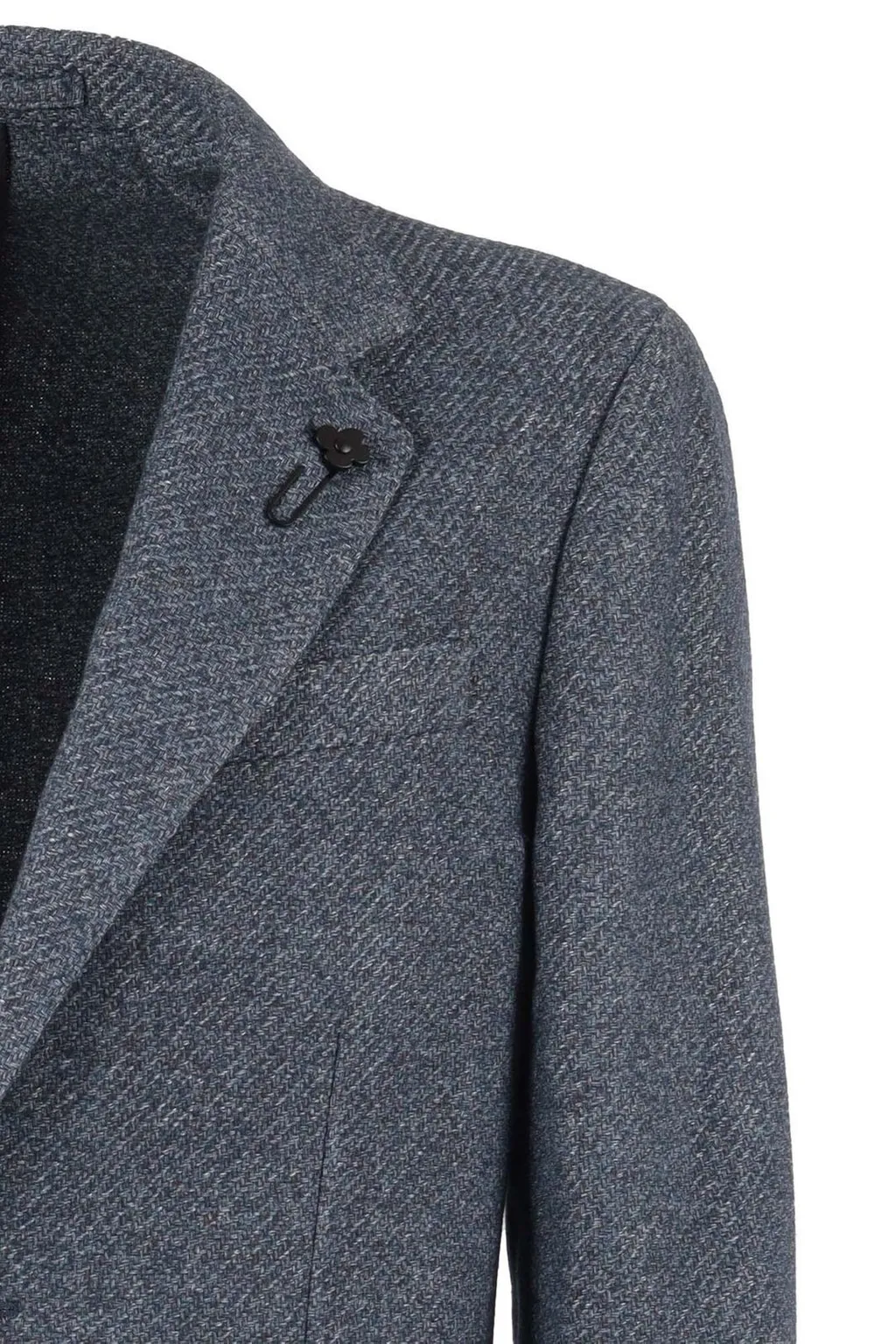 Lardini Single-Breasted V-Neck Jacket