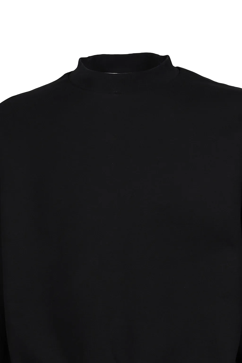 Classic Fit Fleece Crewneck / Jet Blk