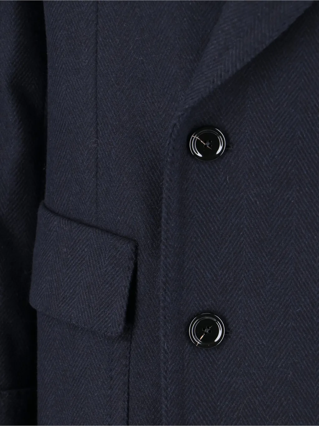 Lardini Double Breasted Flower Detailed Coat