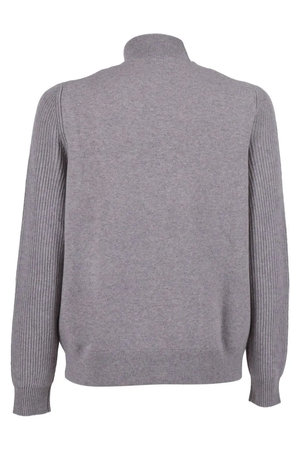 Lardini High-Neck Buttoned Knitted Cardigan