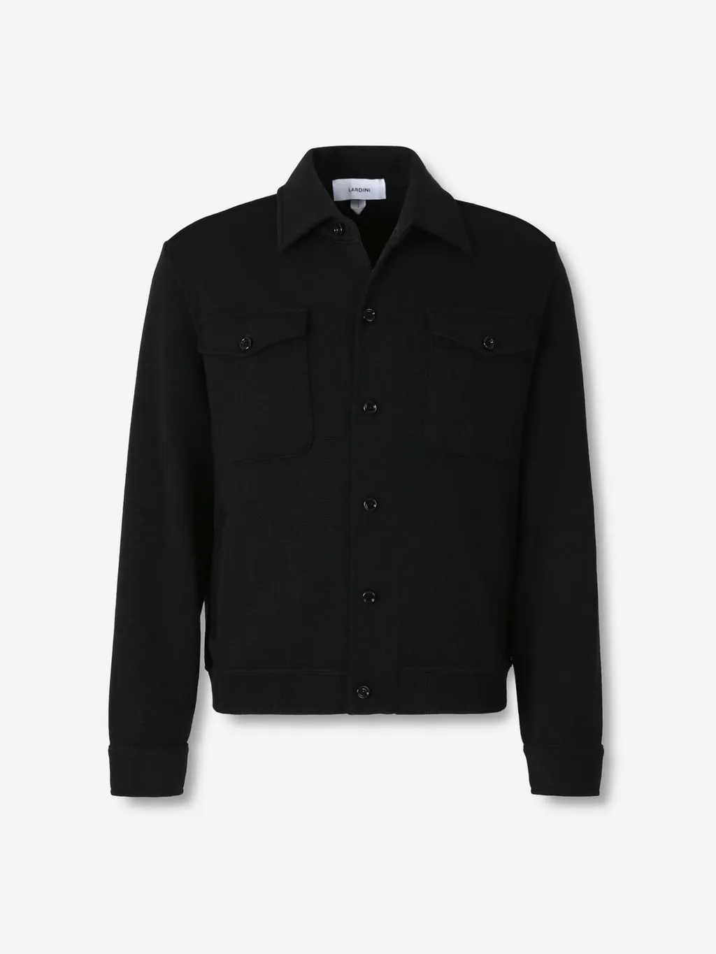 Lardini Merino Wool Cardigan Jacket