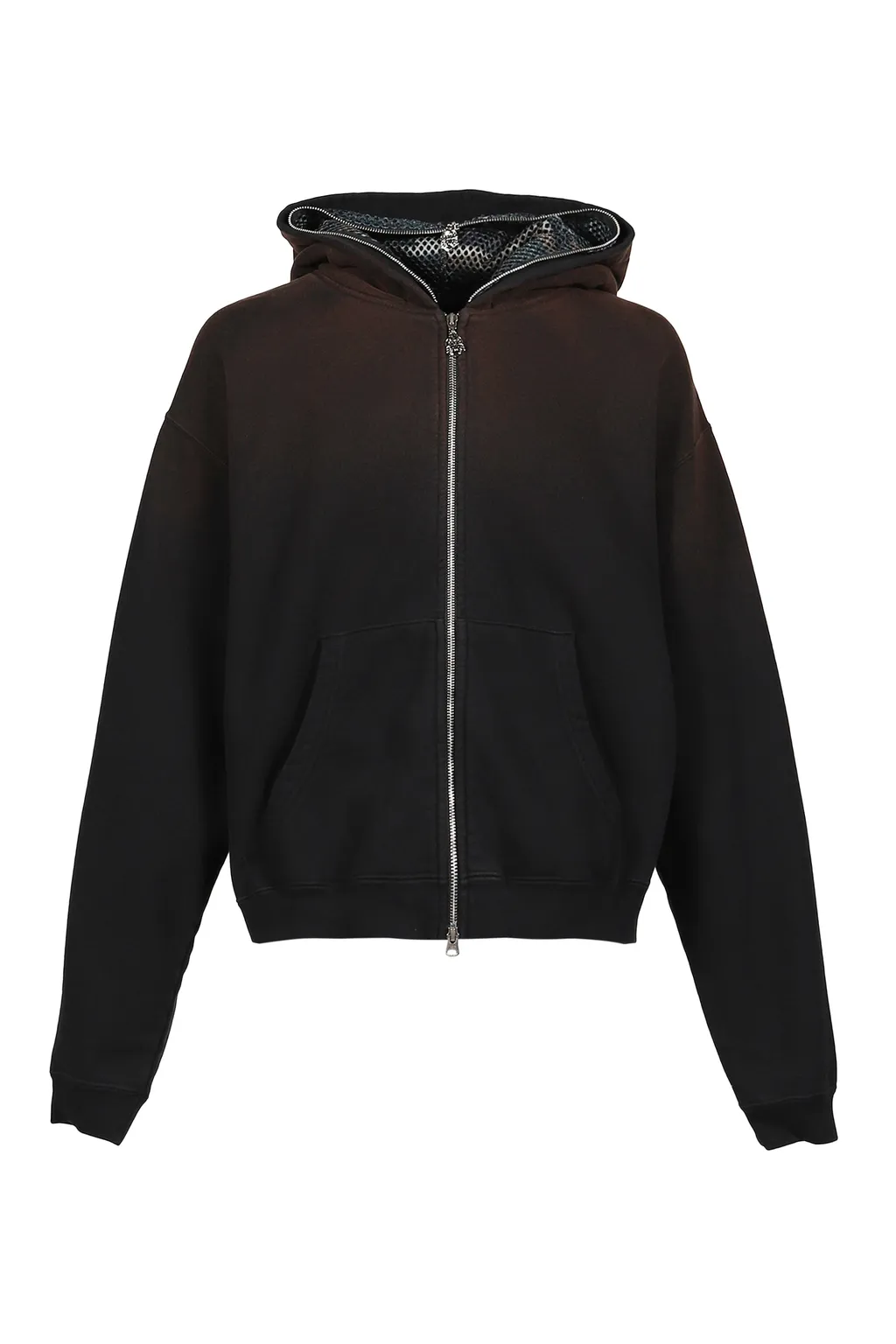 Camo Face Full Zip Hoodie / Blk