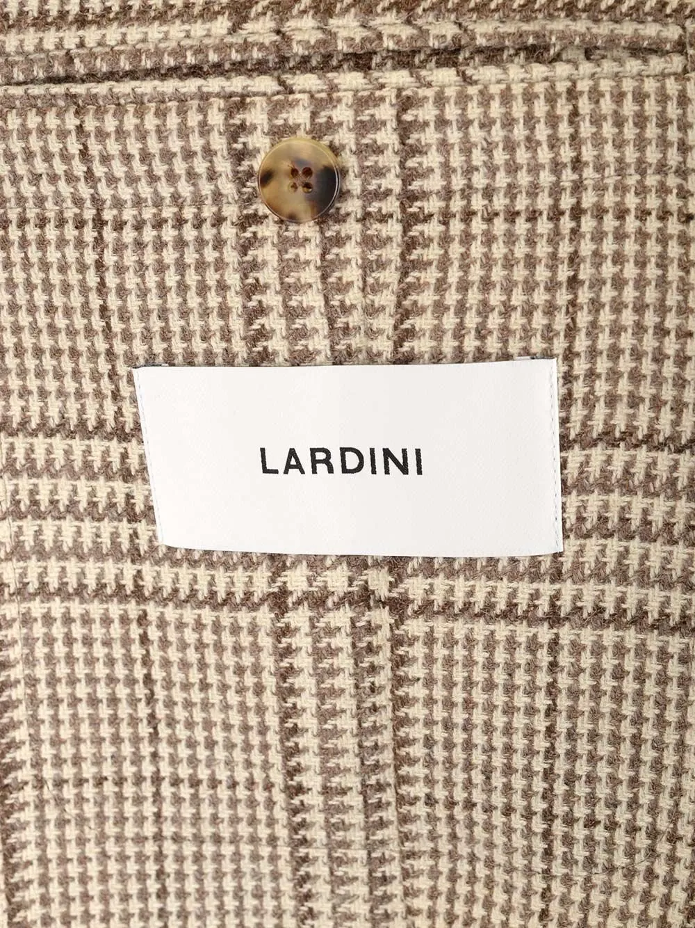 Lardini Check-Pattern Single-Breasted Blazer