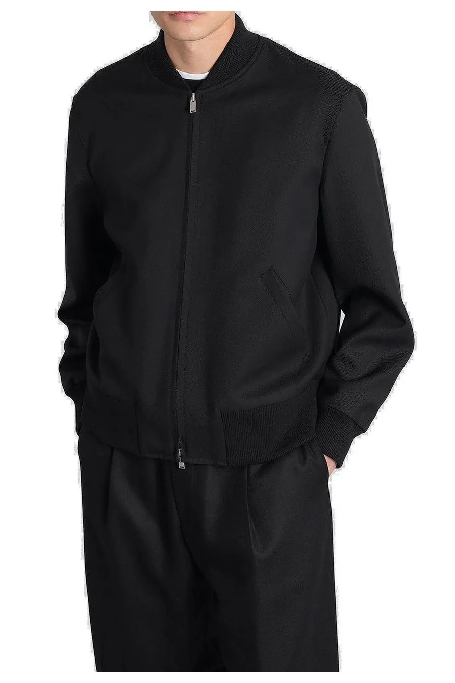 Lardini Zipped Bomber Jacket