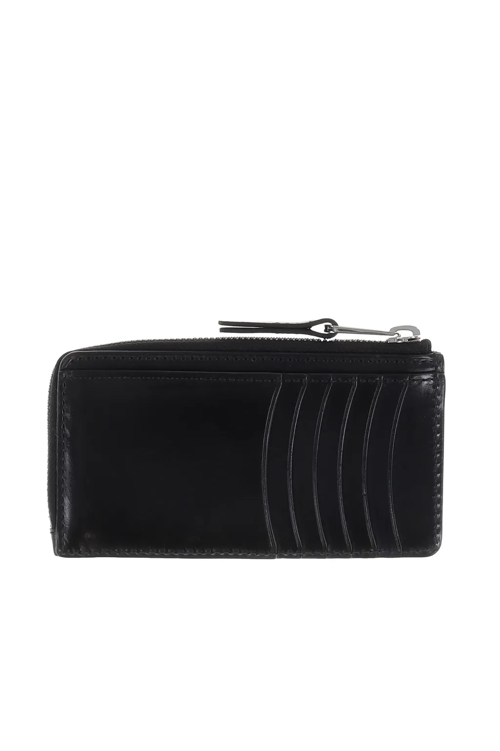 Patina Zip Coin Card Holder / Blk