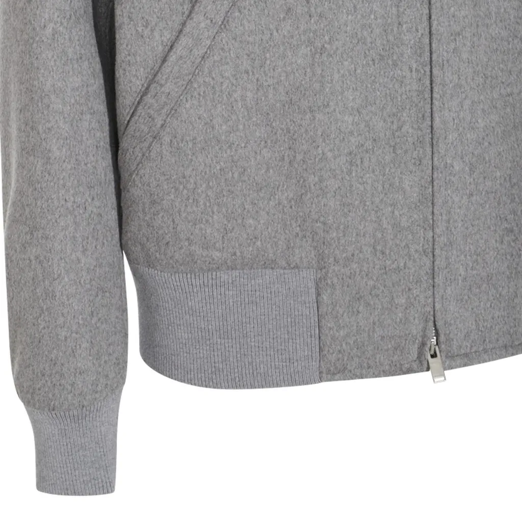 Lardini Long Sleeved Zip-Up Jacket