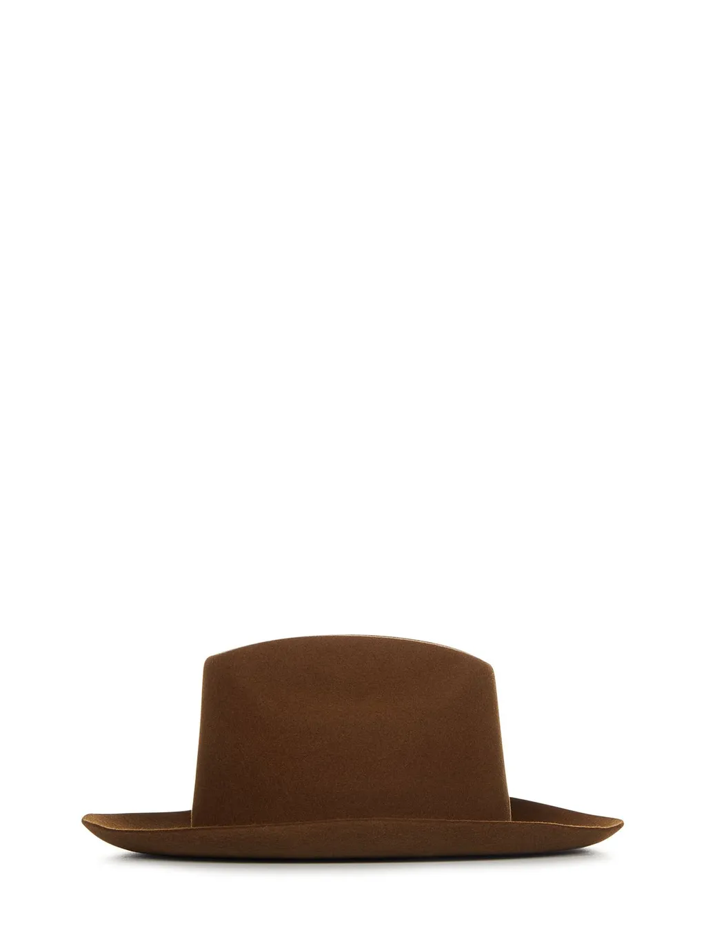 Lardini Pinched Crown Felted Fedora Hat