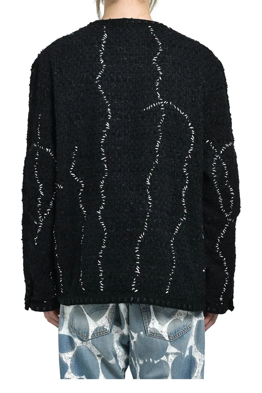 Tweed Hobo Jacket / Black